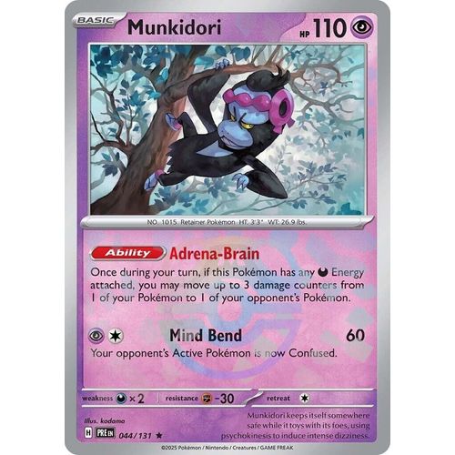 Munkidori (Master Ball Pattern) (044/131) [SV: Prismatic Evolutions] - PokéBox Australia