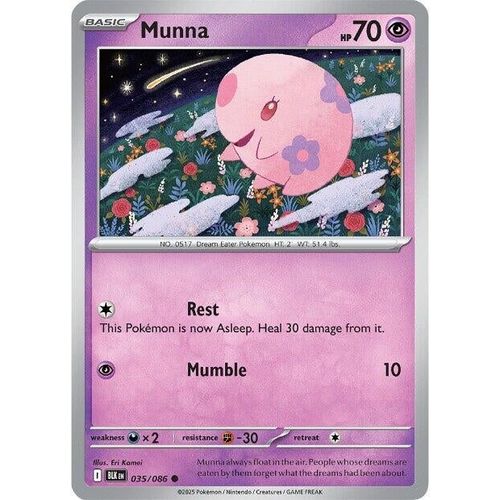 Munna (035/086) (SV: Black Bolt) - PokéBox Australia