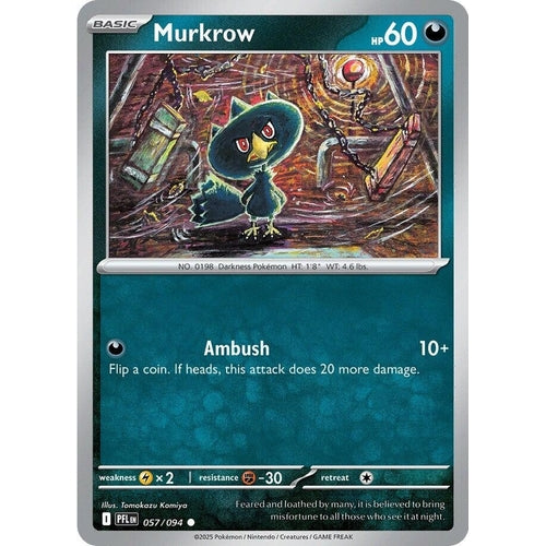 Murkrow (057/094) (ME02: Phantasmal Flames) - PokéBox Australia