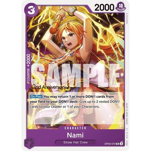 Nami (070) (OP09 - 070) [Emperors in the New World: 2nd Anniversary Tournament Cards] - PokéBox Australia