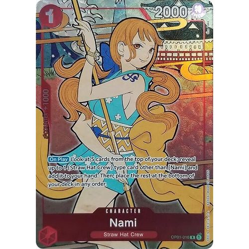 Nami (English Version 1st Anniversary Set) (OP01 - 016) [One Piece Promotion Cards] - PokéBox Australia