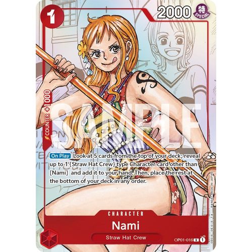 Nami - OP01 - 016 (Alternate Art) (OP01 - 016) [One Piece Promotion Cards] - PokéBox Australia