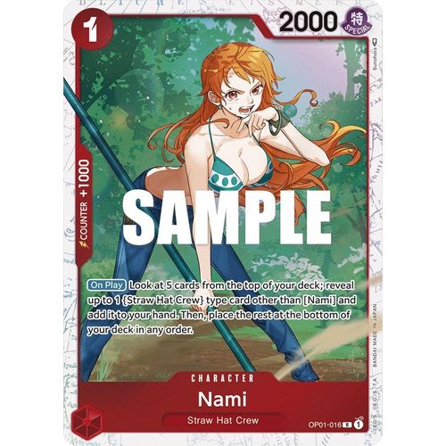 Nami - OP01 - 016 (Ultra Deck: The Three Captains) (OP01 - 016) [One Piece Promotion Cards] - PokéBox Australia