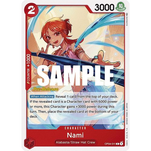 Nami (OP04 - 011) [Kingdoms of Intrigue Pre - Release Cards] - PokéBox Australia