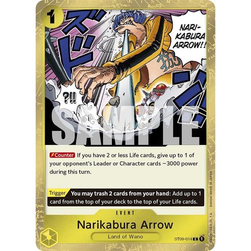 Narikabura Arrow (Jolly Roger Foil) (ST09 - 014) [Premium Booster - The Best - ] - PokéBox Australia
