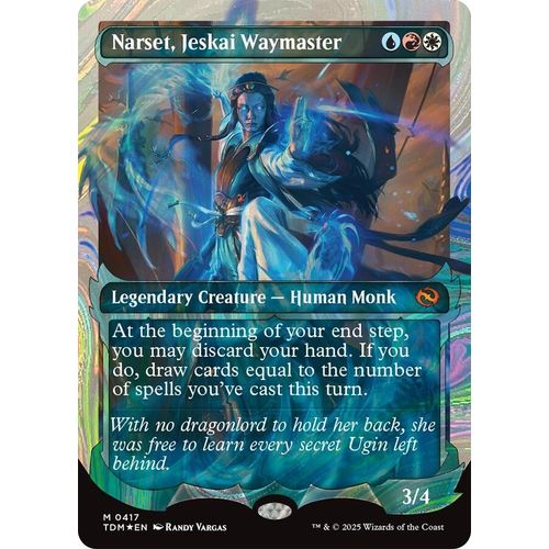 Narset, Jeskai Waymaster (Showcase) (Halo Foil) (417) (Tarkir: Dragonstorm) - PokéBox Australia