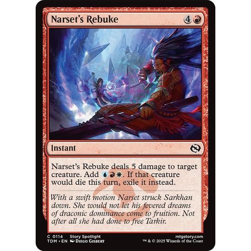 Narset's Rebuke (114) (Tarkir: Dragonstorm) - PokéBox Australia