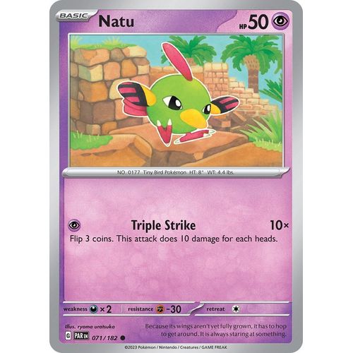 Natu (071/182) [SV04: Paradox Rift] - PokéBox Australia