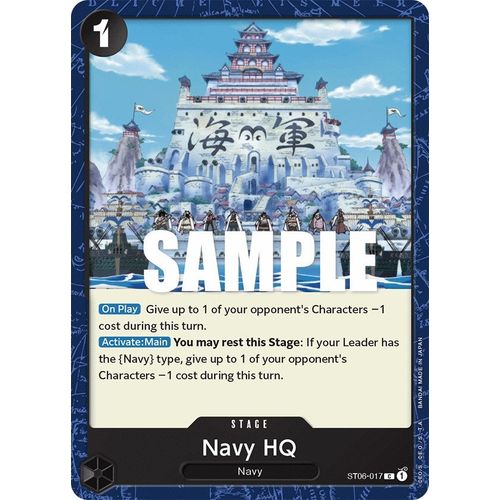 Navy HQ (ST06 - 017) [Starter Deck 6: Absolute Justice] - PokéBox Australia