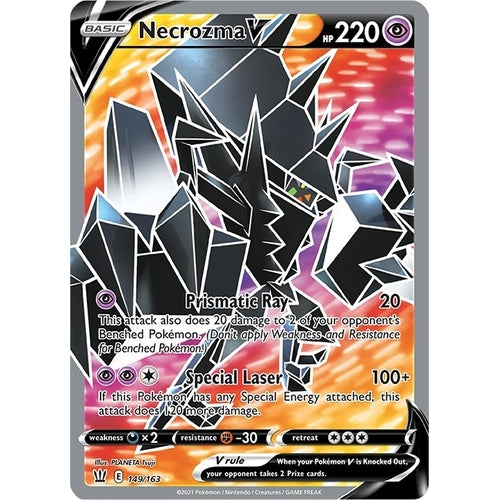 Necrozma V (Full Art) (149/163) (SWSH05: Battle Styles) - PokéBox Australia