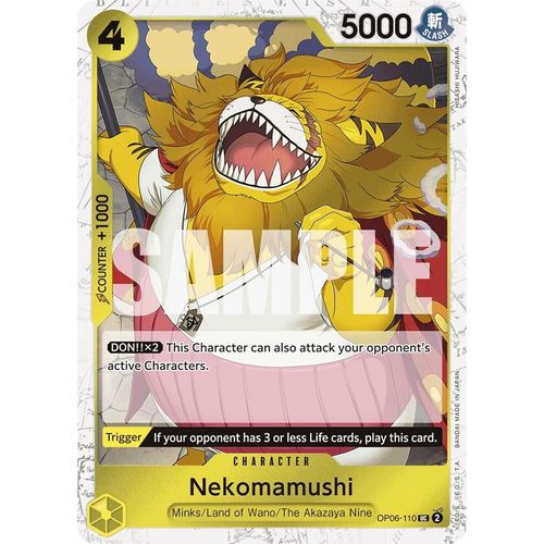 Nekomamushi (Jolly Roger Foil) (OP06 - 110) [Premium Booster - The Best - ] - PokéBox Australia