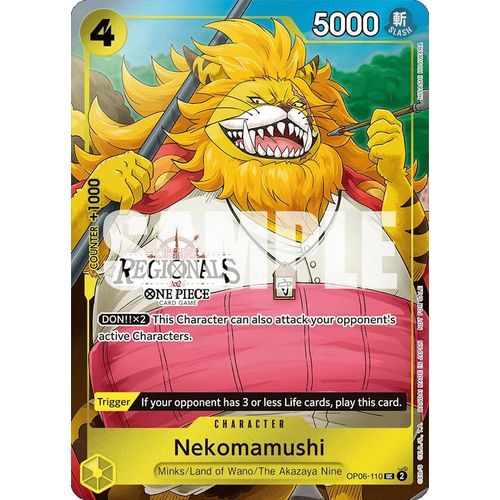 Nekomamushi (Offline Regional 2024 Vol. 3) (OP06 - 110) [One Piece Promotion Cards] - PokéBox Australia