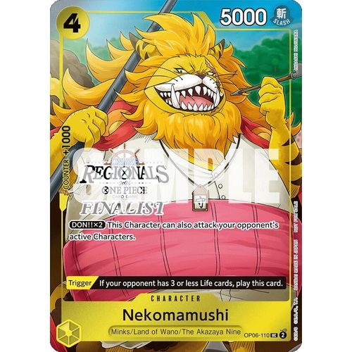 Nekomamushi (Online Regional 2024 Vol. 3) [Finalist] (OP06 - 110) [One Piece Promotion Cards] - PokéBox Australia