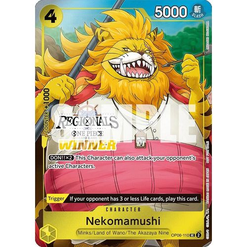 Nekomamushi (Online Regional 2024 Vol. 3) [Winner] (OP06 - 110) [One Piece Promotion Cards] - PokéBox Australia