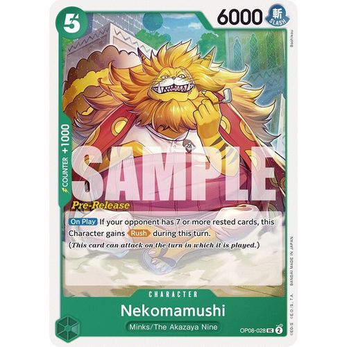 Nekomamushi (OP08 - 028) [Two Legends Pre - Release Cards] - PokéBox Australia
