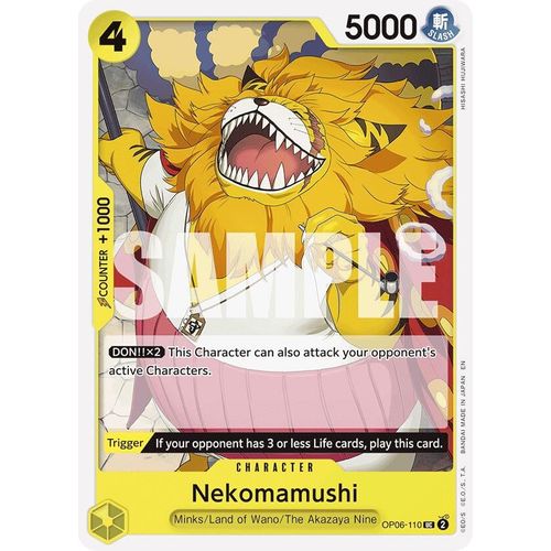 Nekomamushi (Reprint) (OP06 - 110) [Starter Deck 28: GREEN/YELLOW Yamato] - PokéBox Australia