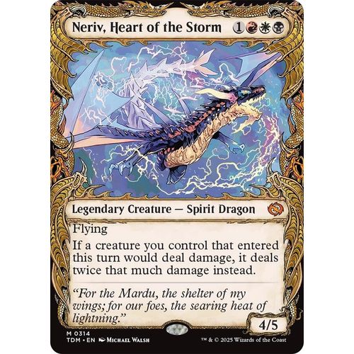 Neriv, Heart of the Storm (Showcase) (314) (Tarkir: Dragonstorm) - PokéBox Australia