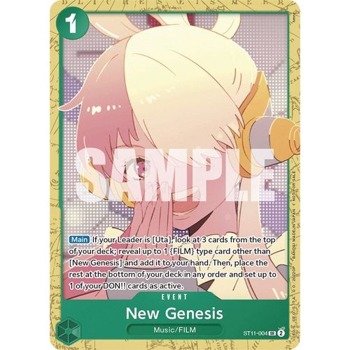 New Genesis (Starter Deck 11: Uta Deck Battle) (ST11 - 004) [One Piece Promotion Cards] - PokéBox Australia