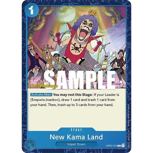 New Kama Land (OP02 - 070) [Paramount War Pre - Release Cards] - PokéBox Australia