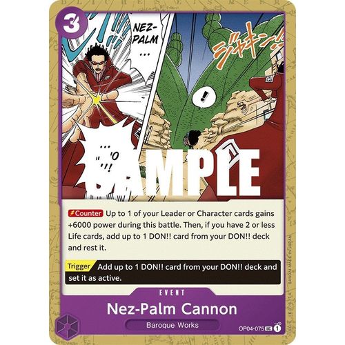 Nez - Palm Cannon (OP04 - 075) [Kingdoms of Intrigue] - PokéBox Australia