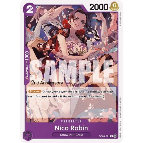 Nico Robin (071) (OP09 - 071) [Emperors in the New World: 2nd Anniversary Tournament Cards] - PokéBox Australia