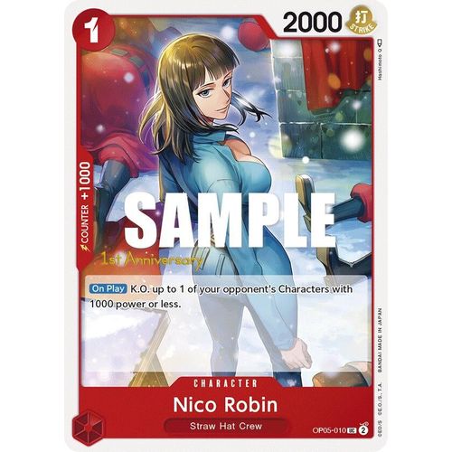 Nico Robin (OP05 - 010) [Awakening of the New Era: 1st Anniversary Tournament Cards] - PokéBox Australia