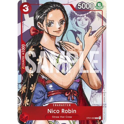 Nico Robin - ST01 - 008 (Alternate Art) (ST01 - 008) [One Piece Promotion Cards] - PokéBox Australia