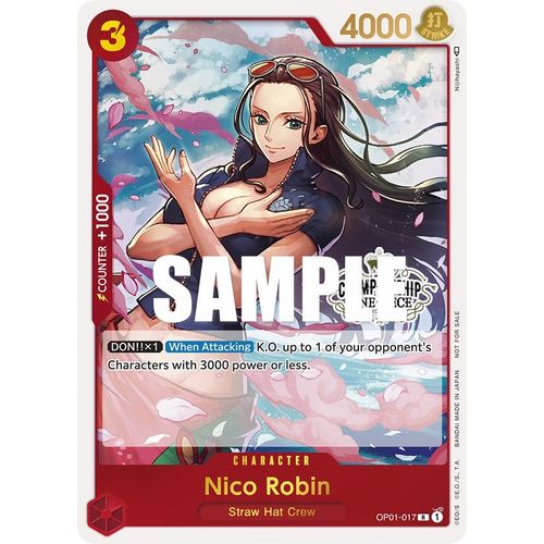 Nico Robin (Store Championship Participation Pack) (OP01 - 017) [One Piece Promotion Cards] - PokéBox Australia