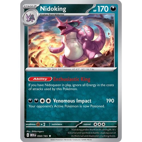Nidoking (034/165) [SV: Scarlet & Violet 151] - PokéBox Australia