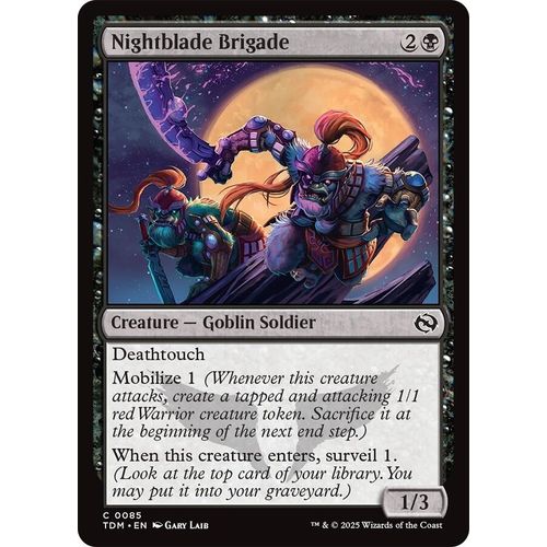 Nightblade Brigade (85) (Tarkir: Dragonstorm) - PokéBox Australia