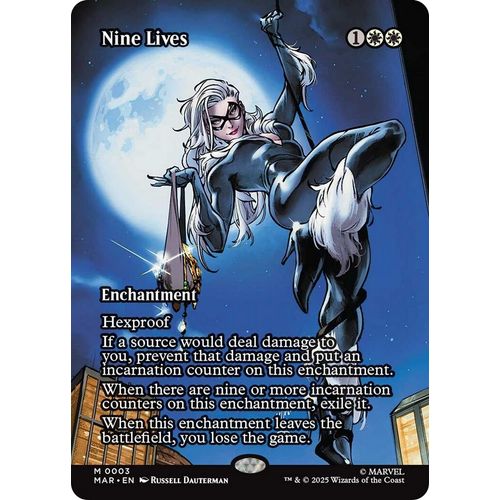 Nine Lives (Borderless) (3) (Marvel Eternal - Legal) - PokéBox Australia