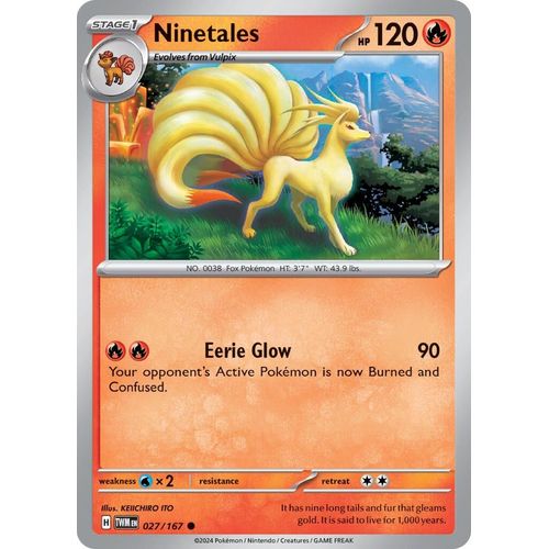 Ninetales (027/167) [SV06: Twilight Masquerade] - PokéBox Australia