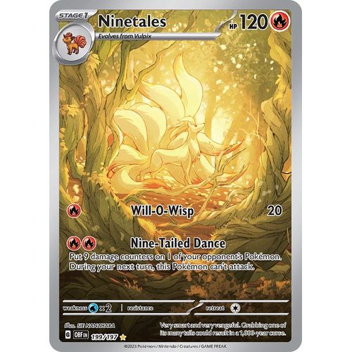 Ninetales (199/197) [SV03: Obsidian Flames] - PokéBox Australia