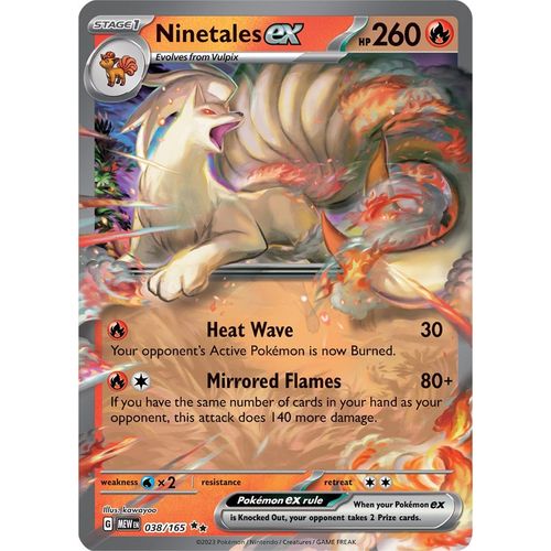 Ninetales ex (038/165) [SV: Scarlet & Violet 151] - PokéBox Australia