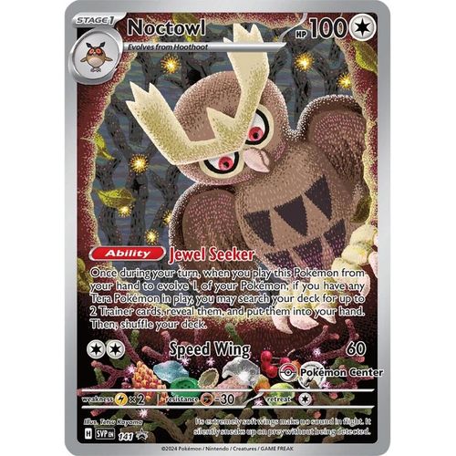 Noctowl - 141 (Pokemon Center Exclusive) (141) (SV: Scarlet & Violet Promo Cards) - PokéBox Australia