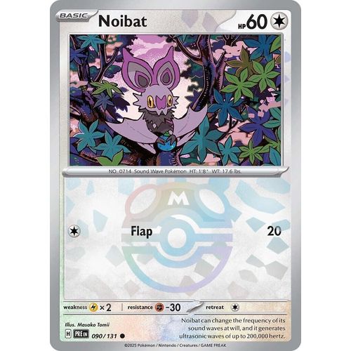 Noibat (Master Ball Pattern) (090/131) [SV: Prismatic Evolutions] - PokéBox Australia