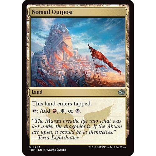 Nomad Outpost (263) (Tarkir: Dragonstorm) - PokéBox Australia