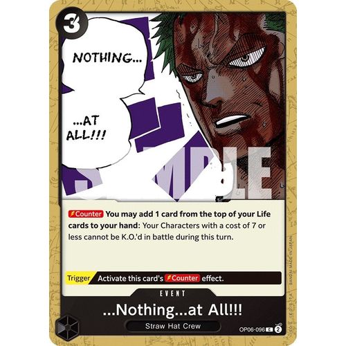 ...Nothing...at All!!! (OP06 - 096) [Wings of the Captain] - PokéBox Australia