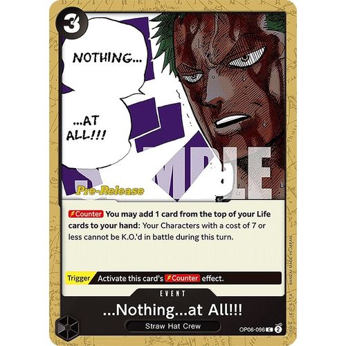 ...Nothing...at All!!! (OP06 - 096) [Wings of the Captain Pre - Release Cards] - PokéBox Australia