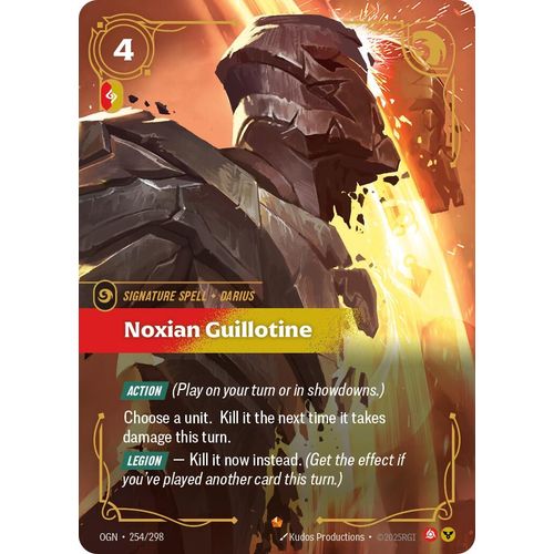 Noxian Guillotine (254/298) (Origins) - PokéBox Australia