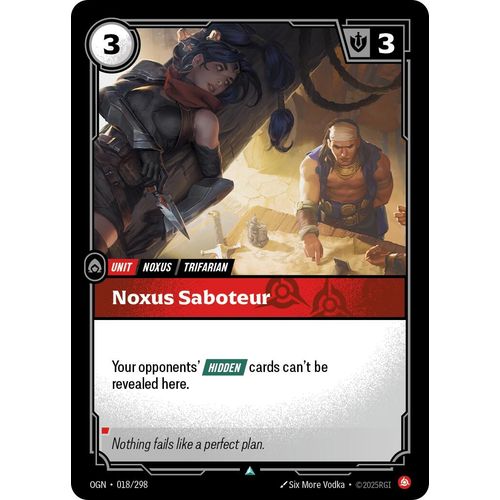 Noxus Saboteur (018/298) (Origins) - PokéBox Australia