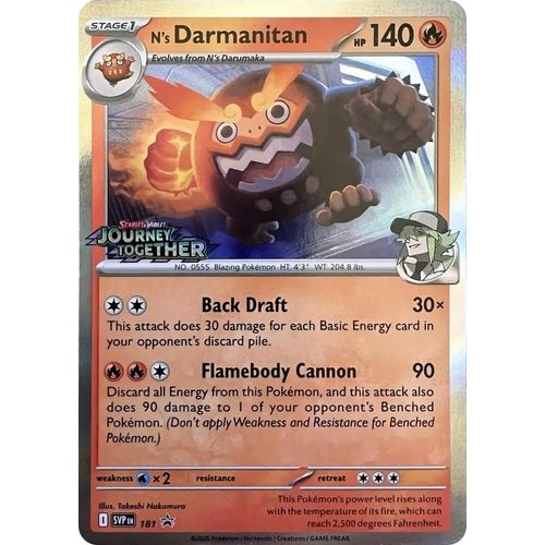 N's Darmanitan - 181 (Prerelease) (181) (SV: Scarlet & Violet Promo Cards) - PokéBox Australia