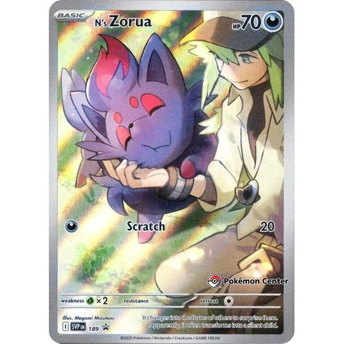N's Zorua - 189 (Pokemon Center Exclusive) (189) (SV: Scarlet & Violet Promo Cards) - PokéBox Australia