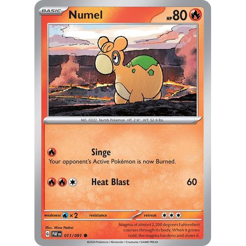 Numel (011/091) [SV: Paldean Fates] - PokéBox Australia
