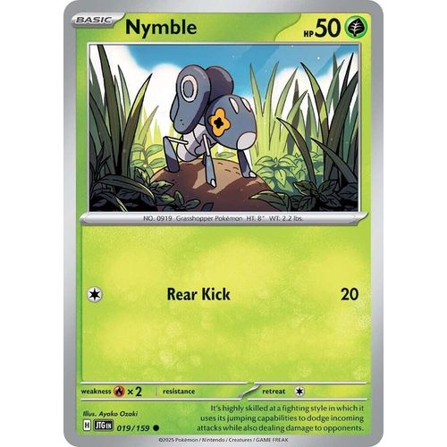 Nymble (019/159) (SV09: Journey Together) - PokéBox Australia