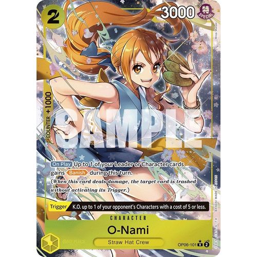 O - Nami (Alternate Art) (OP06 - 101) [Wings of the Captain] - PokéBox Australia