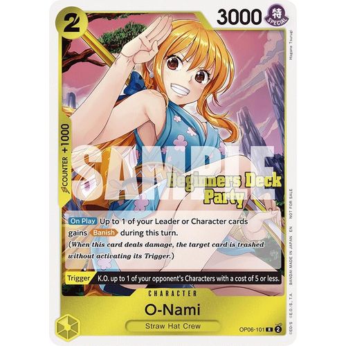 O - Nami (Beginners Deck Party [ST - 23] - [ST - 28] Participation Pack) (OP06 - 101) (One Piece Promotion Cards) - PokéBox Australia