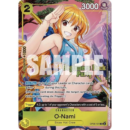 O - Nami (Beginners Deck Party [ST - 23] - [ST - 28] Winner Pack) (OP06 - 101) (One Piece Promotion Cards) - PokéBox Australia