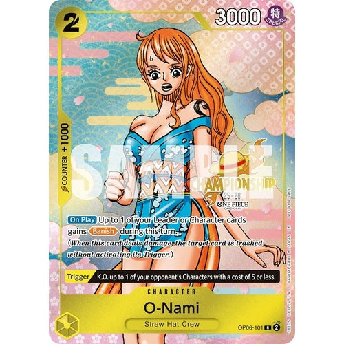 O - Nami (CS 25 - 26 Event Pack) (OP06 - 101) (One Piece Promotion Cards) - PokéBox Australia