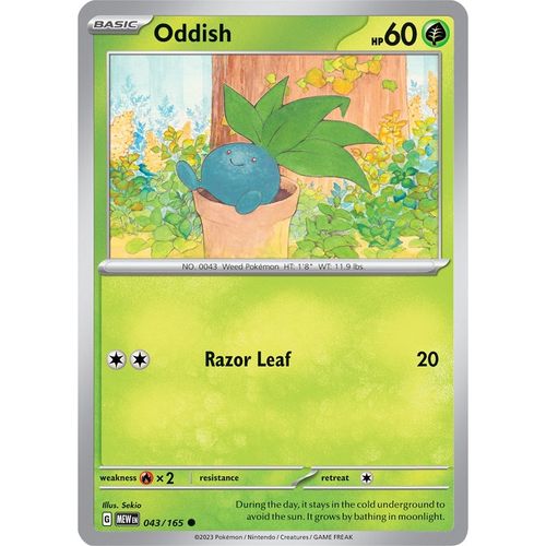 Oddish (043/165) [SV: Scarlet & Violet 151] - PokéBox Australia